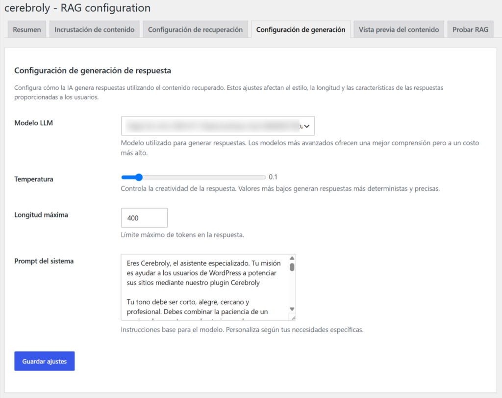 plugin RAG WordPress